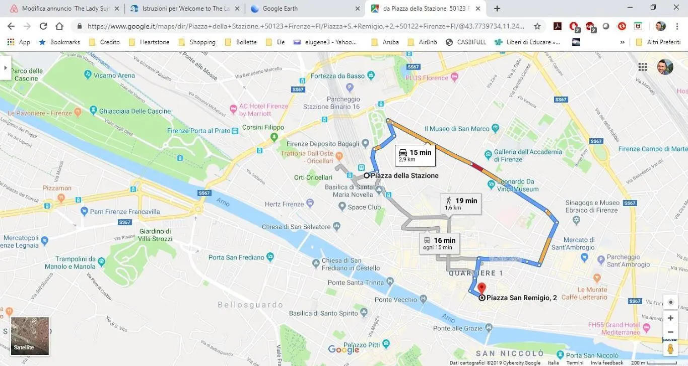 5 Min Dagli Uffizi Suite Wifi Confort Firenze Italia